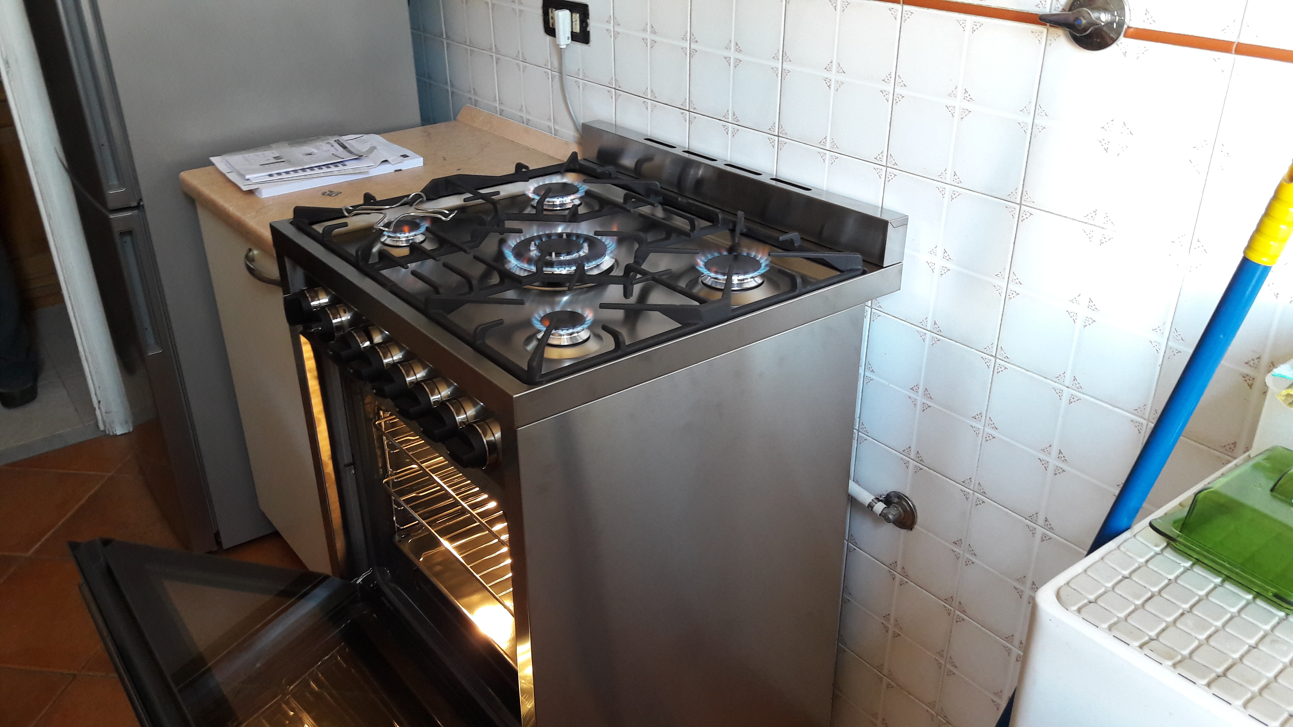 Cucina A Gas Smeg Linea Professionale scatto 5