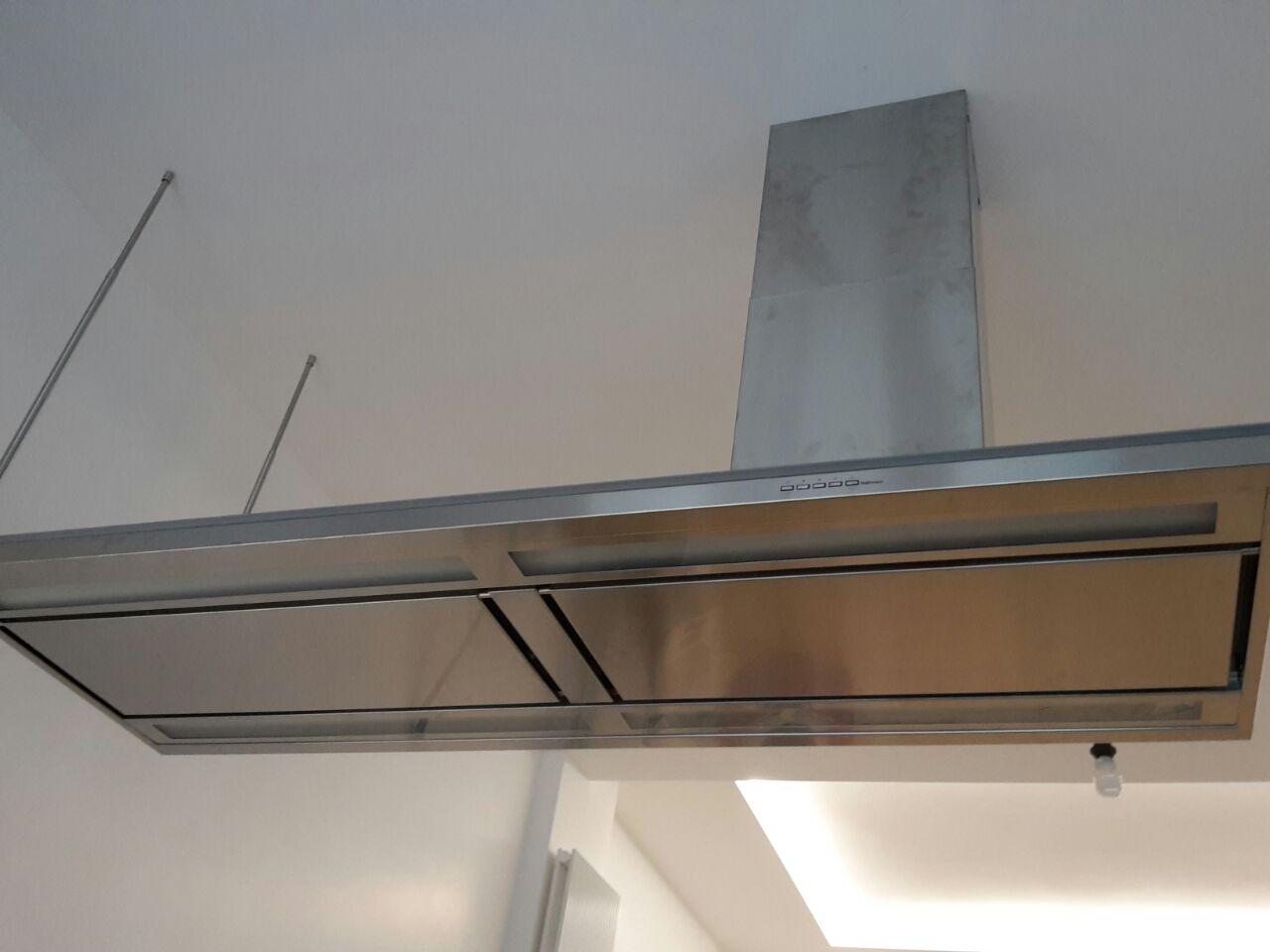 Cappa Aspirante/filtrante Ad Isola Total Inox 120 scatto 4