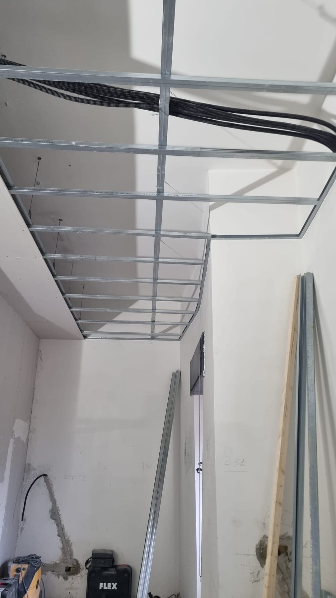 struttura controsoffitto (in cartongesso)