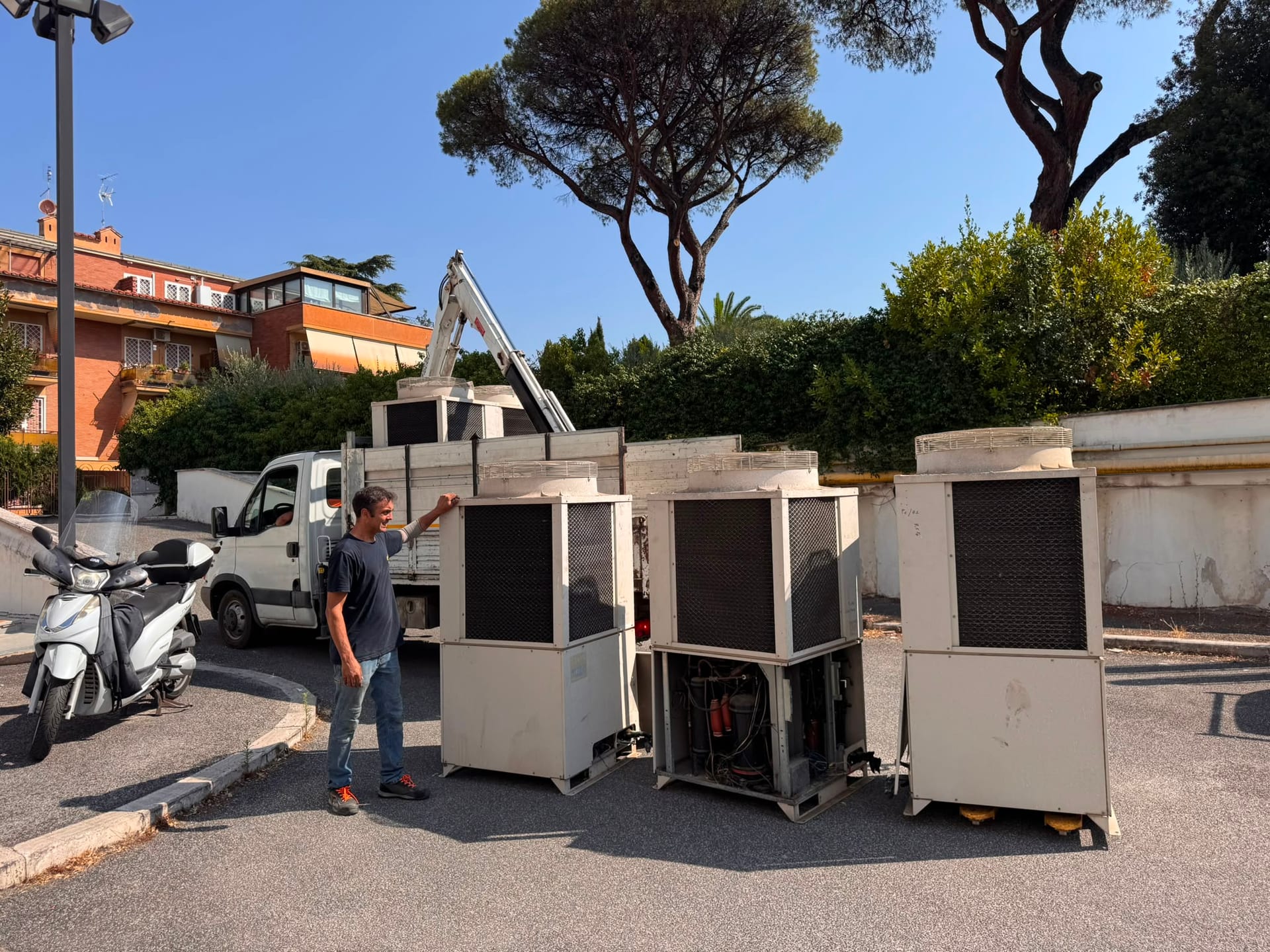 Sostituzione motori impianto vrf panasonic scatto 7